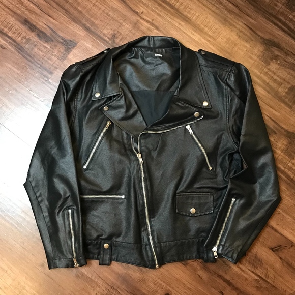 Elwood Other - ELWOOD Mens Large Faux Leather Jacket